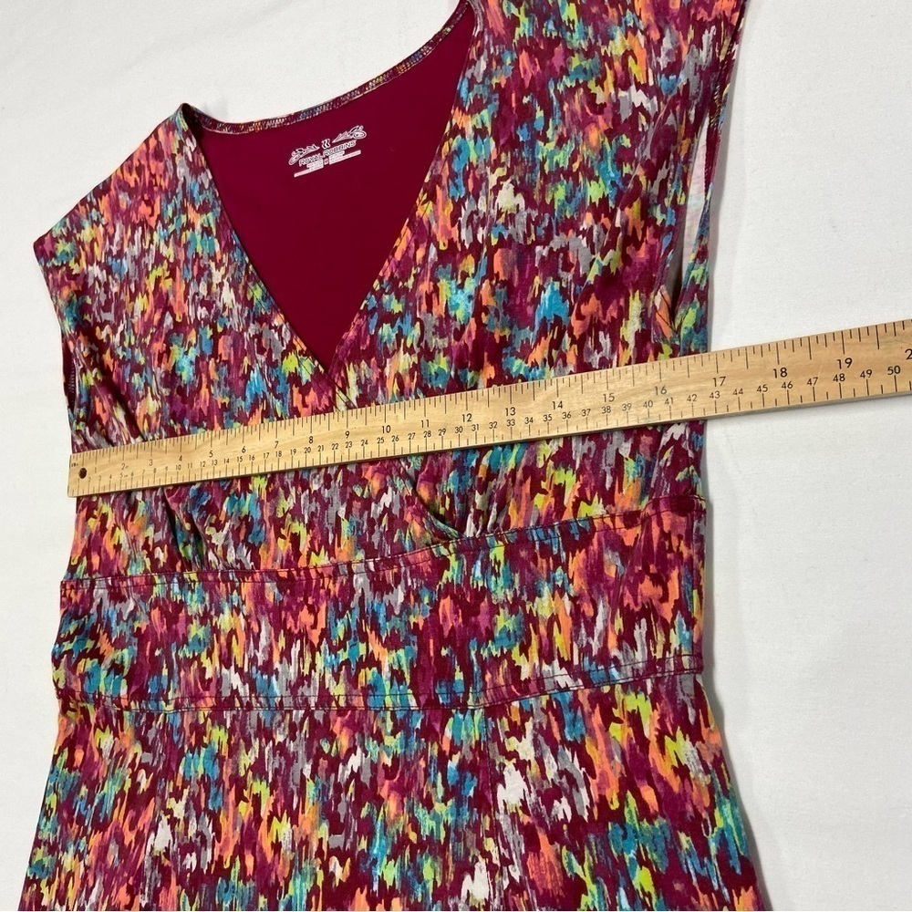 Royal Robbins Cotton Dress Jersey Knit Stretch Rainbow Althleisure Med Gorpcore - Picture 10 of 16